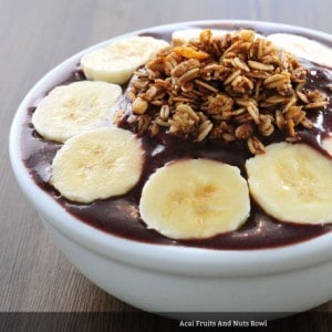 AÇAÍ IN A BOWL:  Super Healthy & Really Yummy!!!